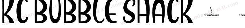 KC Bubble Shack字体转换